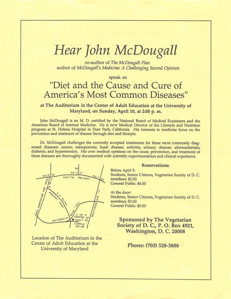 John McDougall flyer